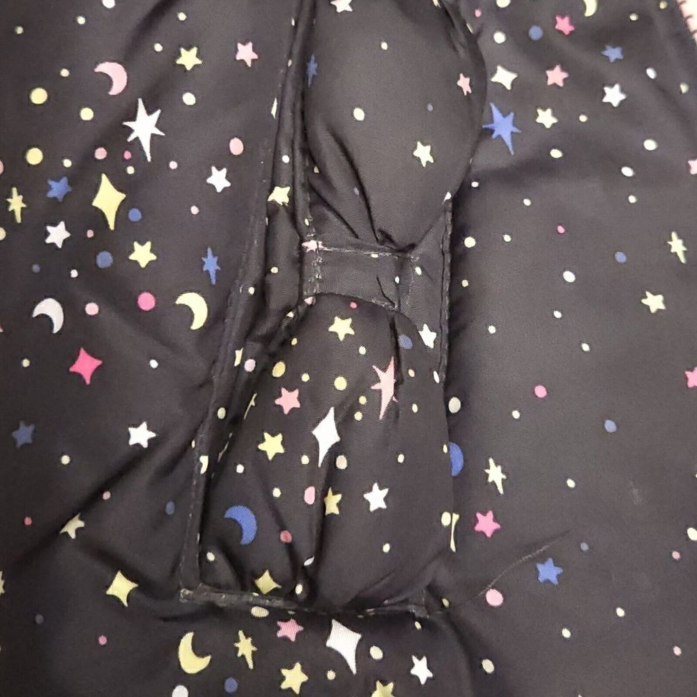 Osh Kosh B'gosh Girls Toddler Black Celestial Puffer Vest 3T - Picture 3 of 6